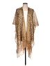 Assorted Brands 100% Polyester Tan Kimono Size L (estimated) - photo 1