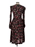 Alcoolique 100% Polyester Floral Black Casual Dress Size 6 - photo 2
