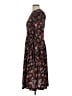 Alcoolique 100% Polyester Floral Black Casual Dress Size 6 - photo 5
