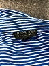 Topshop Stripes Blue Long Sleeve Button-Down Shirt Size 4 - photo 7