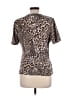 Neiman Marcus Animal Print Brown Short Sleeve T-Shirt Size XL - photo 2