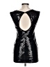 I.ner 100% Nylon Black Cocktail Dress Size L - photo 2