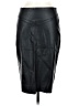 Express 100% Polyurethane Black Faux Leather Skirt Size 6 - photo 1