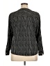 Croft & Barrow 100% Polyester Stripes Black Long Sleeve Blouse Size XL (petite) - photo 2