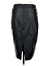 Express 100% Polyurethane Black Faux Leather Skirt Size 6 - photo 2