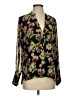 Vince Camuto Floral Black Long Sleeve Blouse Size S - photo 1