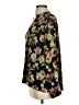Vince Camuto Floral Black Long Sleeve Blouse Size S - photo 5