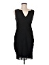 Anatomie Solid Black Cocktail Dress Size M - photo 1