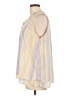 Zac & Rachel 100% Polyester Yellow Sleeveless Blouse Size L - photo 5
