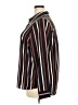 Halogen 100% Polyester Stripes Black Long Sleeve Blouse Size XXL - photo 5