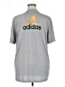 Adidas 100% Polyester Gray Short Sleeve T-Shirt Size XL - photo 2