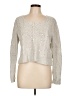 Chelsea & Violet Silver Ivory Pullover Sweater Size L - photo 1