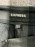 Express 100% Polyester Metallic Black Shorts Size 00 - photo 3