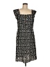 Agnes B. 100% Polyester Graphic Black Casual Dress Size EU (FR) 44 / US 12 - photo 1