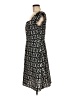 Agnes B. 100% Polyester Graphic Black Casual Dress Size EU (FR) 44 / US 12 - photo 5
