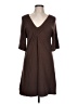 George Solid Brown Casual Dress Size L (estimated) - photo 1