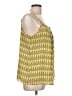 CAbi 100% Polyester Yellow Sleeveless Blouse Size L - photo 4