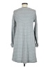 Mud Pie Stripes Gray Casual Dress Size M - photo 2