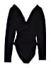 Arcadia Black Long Sleeve Top Size 8 - photo 2