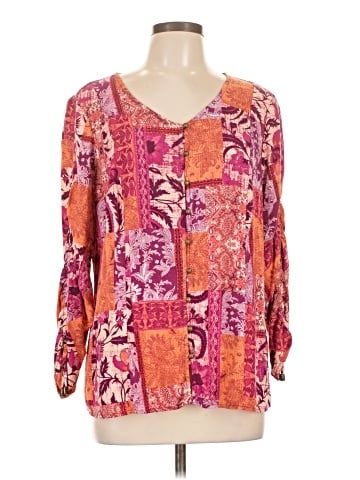 Passport Long Sleeve Blouse (view 1)