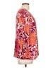 Passport 100% Rayon Orange Long Sleeve Blouse Size L - photo 4