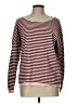 Dokotoo 100% Cotton Stripes Burgundy Pullover Sweater Size L - photo 1