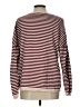Dokotoo 100% Cotton Stripes Burgundy Pullover Sweater Size L - photo 2