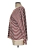 Dokotoo 100% Cotton Stripes Burgundy Pullover Sweater Size L - photo 5