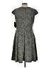 AB Studio Animal Print Gray Casual Dress Size 12 - photo 2