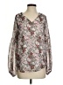 BTFBM 100% Polyester Gray 3/4 Sleeve Blouse Size S - photo 1