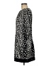 Worthington Animal Print Black Casual Dress Size M - photo 5