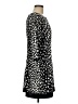 Worthington Animal Print Black Casual Dress Size M - photo 4