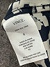 Vince. 100% Silk Print Black Long Sleeve Silk Top Size 6 - photo 8