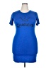 Unbranded 100% Polyester Blue Casual Dress Size XXL - photo 1