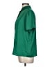 Worthington 100% Polyester Green Short Sleeve Blouse Size L - photo 5