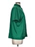 Worthington 100% Polyester Green Short Sleeve Blouse Size L - photo 4