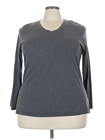 Just My Size 3/4 Sleeve T-Shirt (view 1)
