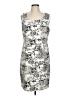 Michael Tyler Graphic Silver Cocktail Dress Size L - photo 1