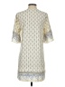 Dina Be 100% Polyester Paisley Ivory Casual Dress Size S - photo 2