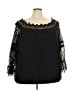 Colleen Lopez 100% Polyester Black 3/4 Sleeve Blouse Size 3X - photo 1
