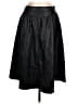 Zara Basic Solid Black Faux Leather Skirt Size M - photo 1