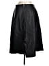 Zara Basic Solid Black Faux Leather Skirt Size M - photo 2