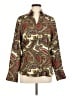 Unbranded 100% Silk Paisley Green Blouse Size 8 (estimated) - photo 1