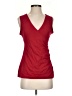 Soft Surroundings Red Sleeveless T-Shirt Size XS - photo 1