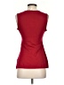 Soft Surroundings Red Sleeveless T-Shirt Size XS - photo 2