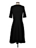 Lands' End Solid Black Casual Dress Size S - photo 2