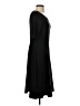 Lands' End Solid Black Casual Dress Size S - photo 4