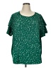 Unbranded Stars Green Short Sleeve Blouse Size 1X (estimated) - photo 1