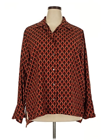 She + Sky Long Sleeve Blouse (view 1)