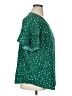 Unbranded Stars Green Short Sleeve Blouse Size 1X (estimated) - photo 4